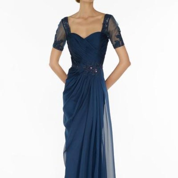 Alyce Paris | Dresses | Alyce Paris 2958 Mother Of The Bride Dress Blue ...
